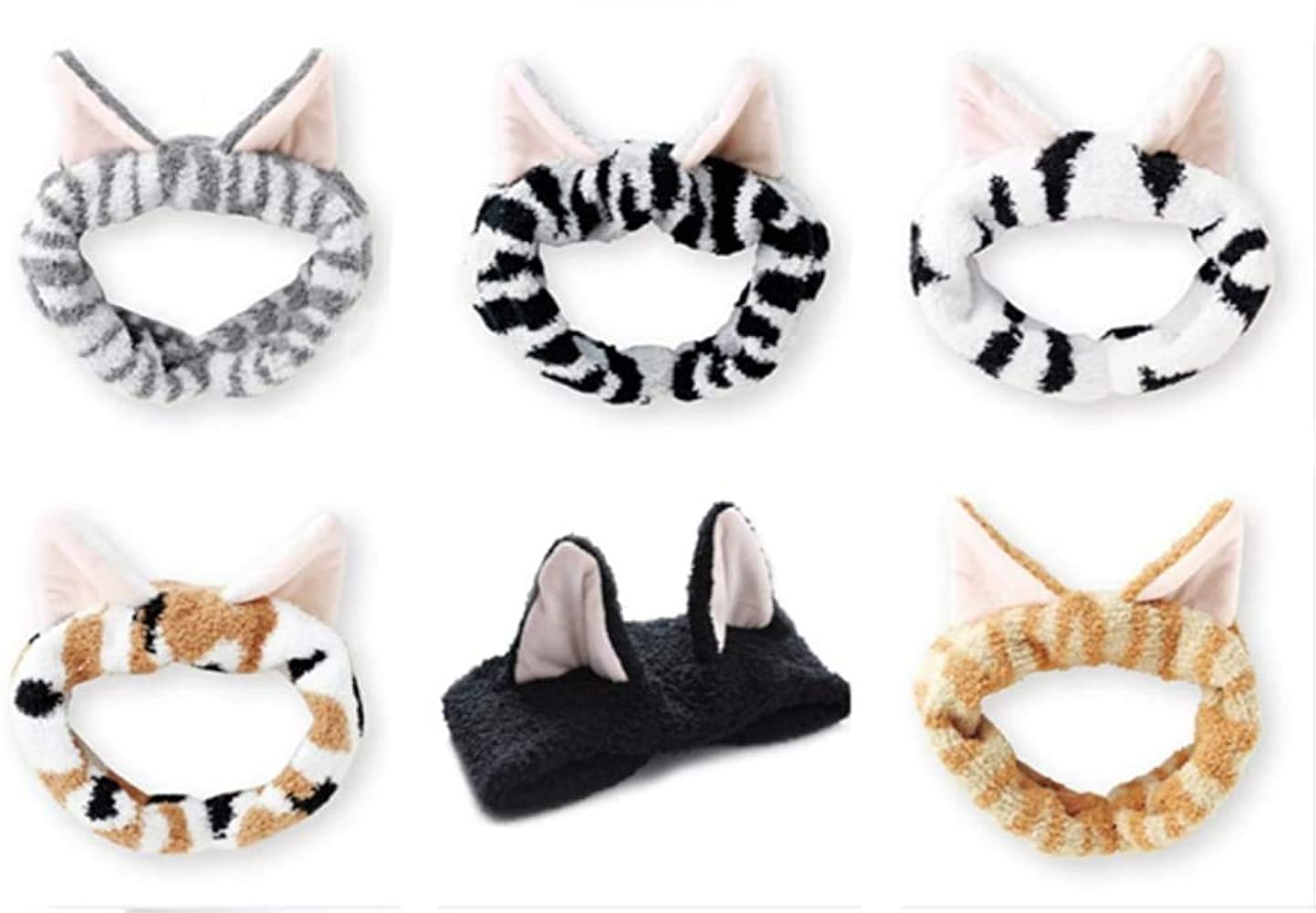 Amazon.co.jp: Bewitching 猫耳 ヘアバンド 洗顔 レディース